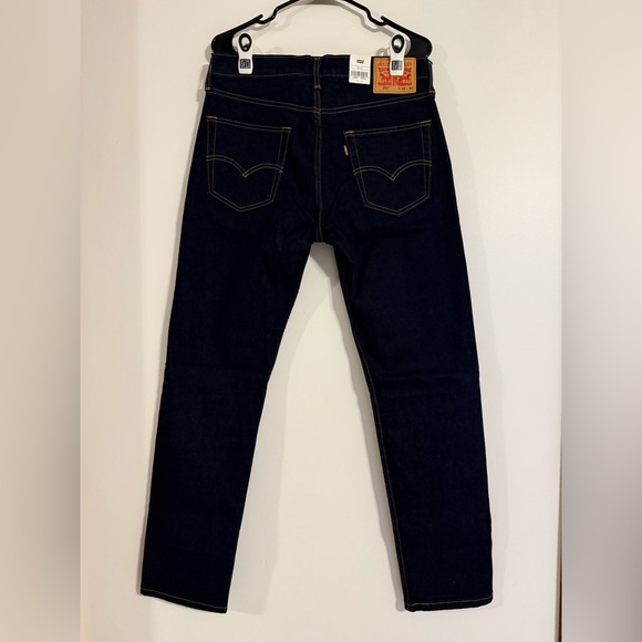 Levi's Men's 502 Taper Stretch Jeans Deep Indigo 32 New - Picture 2 of 7